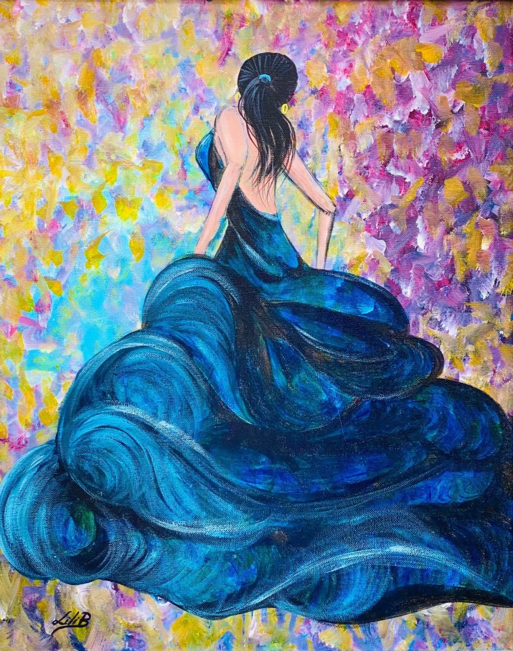 Colorful Impressionist Art by Creative Female Spanish Dancer – Unique Expressionist Paintings